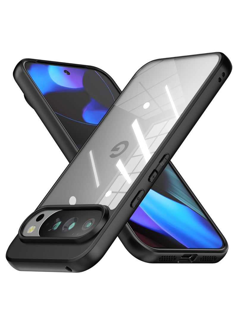 غطاء لهاتف Google Pixel 10 Pro XL، مزود بمصد TPU وغطاء خلفي صلب من PC، حماية من الصدمات، غطاء نحيف مضاد للاصفرار - Image 1